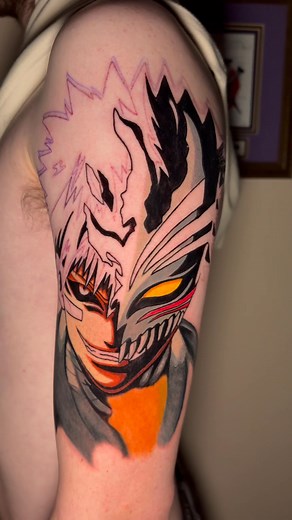 31 reactions · 3 comments | Just had Wednesday and Thursday become wide open . If you would like a cool last minute tattoo shoot me a message! Here’s the start to a fun anime I did the other day #wip | Mac Barrett | Facebook