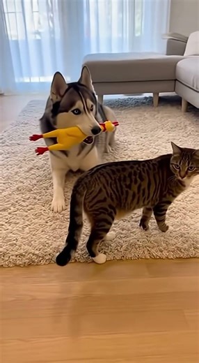 Owning A Husky Is Never Peaceful 😭 #shorts #ytshorts #dogs #trending #funny