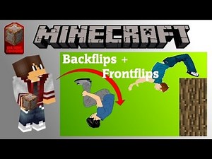 Minecraft Backflips + Frontflips [Vanilla,OnlyOneCommand,1.8]