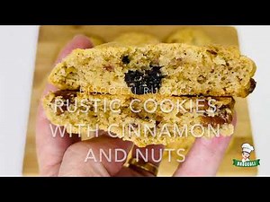 How make Rustic Cookies with Cinnamon and Nuts | Italian Recipe