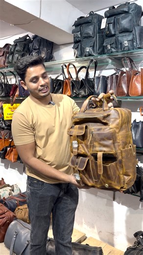 10K views · 188 reactions | 100% Original Leather Backpack Available...