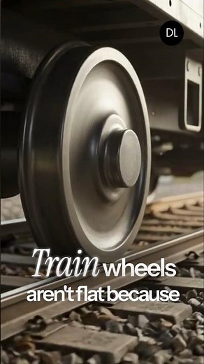 Why Train Wheels Are Conical? 🚆 | Simple Explanation!