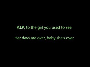 R.I.P - Rita Ora Lyrics on Screen
