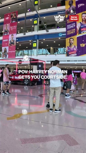 Courtside Seats Experience with Harvey Norman