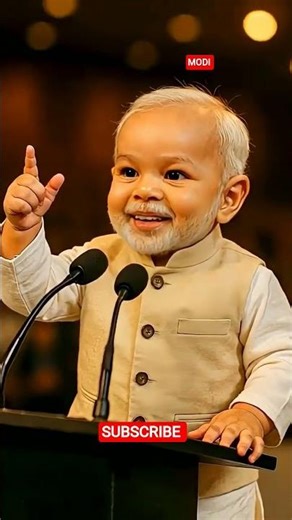 Modi vs Rahul Gandhi as Babies 😂 | Funny AI Speech Battle!"