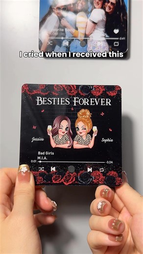 1.9K views |  Personalized Music Magnet For Sisters Order Here https://doyobest.com/products/9965850624317 #doyobest #gift #music #magnet #sisters #bestfriends #besties | DoyoBest | Facebook