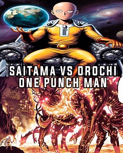 Saitama VS Orochi, el Rey de los Monstruos 🤯 | Momento Anime
