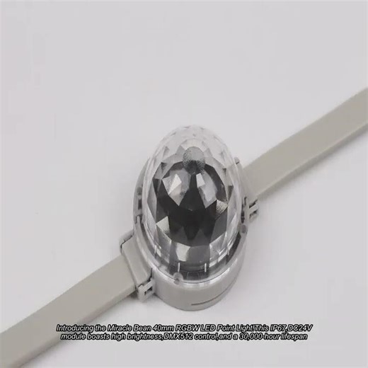 40mm High Brightness DC24V IP67 LED Light Module RGBW LED Point Light Source with DMX512 Control