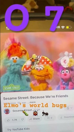 O 7 Elmo's world bugs 🐛 🐞 🐜