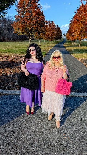 2 Generations of Fashionistas 🩷 #explorereels #fashionreels #stylereels #fallfashion2025 #fallfashion Fall Outfit, Maxi skirt, midi dress | Tecklah