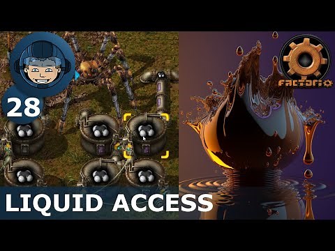 LIQUID ACCESS - Step 28: Factorio Megabase (Step-By-Step)