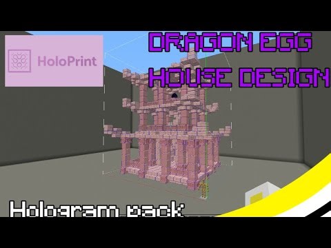 Asian Dragon Egg House holoprint release | Bedrock Edition