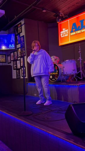 Tina Annette singing Patsy Cline’s “ Crazy” at AJ's Good Time Bar on Music Row, in Nashville, back on November 1st. I do not own the rights to this music or lyrics. | Rob Ciarapica