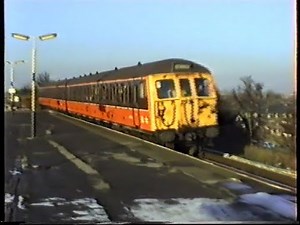 British Rail Class 504 EMUs Manchster Victoria, Bury & Besses o' th' Barn, January 1991
