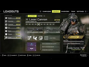 Aliens: Fireteam Elite - Lancer P.649 HEL Build "Laser Cannon"