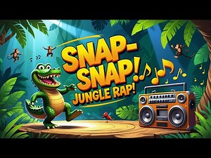Snappy Snap the Rapping Crocodile 🐊 | Jungle Dance Song for Kids