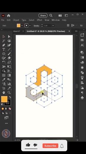 Concept Logo Design Using golden ratio in adobe illustrator || illustrator tutorial 2025