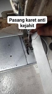 Pasang karet anti kejepit #tutorial #penjahit #sewwing #penjahitpemula #reels #fyp | Griya Jahit Santi