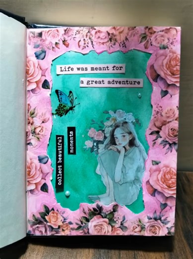 soft aesthetic journal #asmr #softjournal #scrapbooking #journaling #relaxation