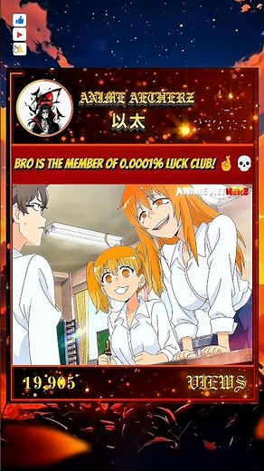 Bro Is The Member Of 0.0001% Luck Club! 🤞💀 #shorts #montagem #viralboy #anime