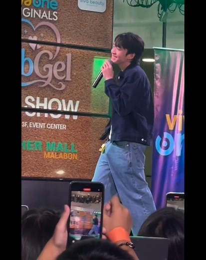 Rabin Angeles performance during the kick-off mall show of last May 10, 2026 at Fisher Mall Malabon.
