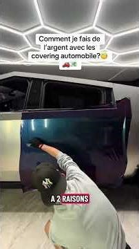 Comment je fais de l’argent avec les covering automobile?🧐🚗💶#covering#tesla#cybertruck