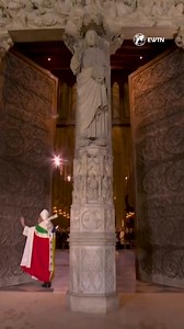 268K views · 14K reactions | Notre Dame Cathedral 'back in the light!' After 5 years of restoration following the devastating fire, the iconic cathedral welcomes the world again. Watch the historic moment with 1,500 attendees, including 40 heads of state. | EWTN Vatican | Facebook