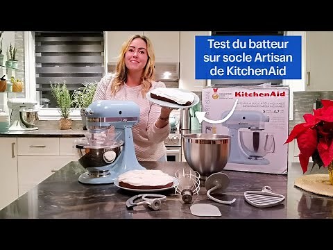 Test du batteur sur socle à tête inclinable Artisan de KitchenAid