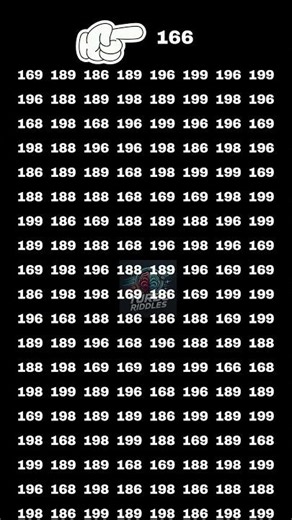 Find the number 166