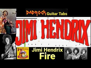 Fire - Jimi Hendrix - Guitar + Bass TABS Lesson