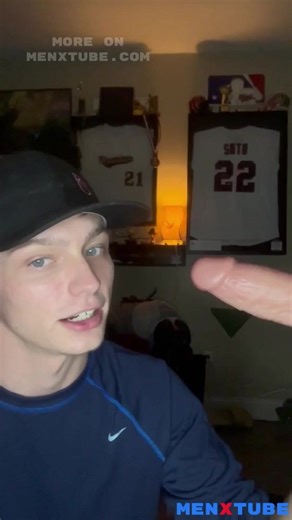 Baseball jock sucks and rides coach