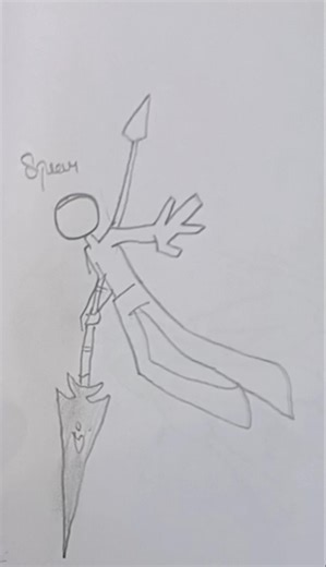 How to draw body (spear,yoyo, ball)#tutorial#howtodraw#drawing#body#art