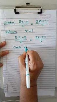 Solve Equations Step By Step, How To Solve Equations