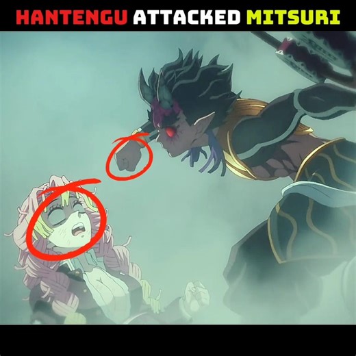 Hantengu attacked Mitsuri☠️#bullymaguire #gamtng #demonslayer #shortsvideo