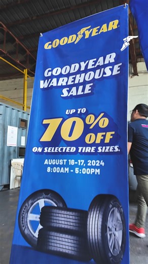 🎉 Thank you to all our amazing customers who joined the Goodyear Warehouse Sale last weekend! 🚗💨 It was an absolute blast, and we’re thrilled that you found great deals on high-quality tires. Whether you were looking for sport-performance tires, durable options, or something in between, we had the perfect set to meet your needs at unbeatable prices! If you missed out, don’t worry—we still have the ongoing Rainy Sale-bration promo! 🎊🔧🔍 | Goodyear