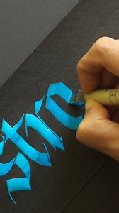 Today's strokes. . . #blackletter #learncalligraphy #caligrafia #calligraphyvideo #calligraphyreels #calligraphy #calligraphymasters | Sachinspiration