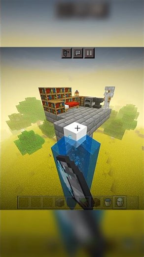 Minecraft water elevator easy build #shorts #viral #gaming #minecraft #explore #easy #build