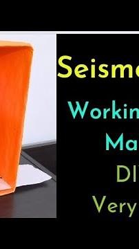 How to Make Seismograph - Working Model | Earthquake Measurement | DIY | School Project