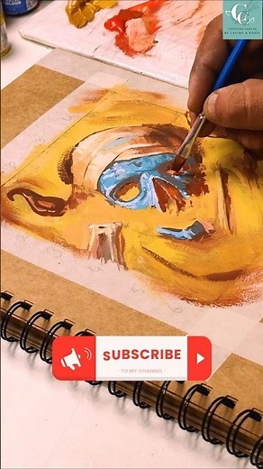 Easy Poster Color Techniques for Stunning Art | #postercolour #ytshorts #ytshortsindia #shorts