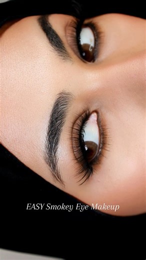 JAWARIA | Makeup Artist on Instagram: "Get Ready with Me: 1-Product Smokey Eye Makeup Tutorial ✨️ #EasySmokeyEye #OneShadeMakeup #SmokeyEyeTutorial [ Easy smokey eye makeup tutorial using just one shade, simple and beginner-friendly eye makeup look perfect for Pakistani and Indian girls, soft brown smokey eye for everyday wear, minimal makeup look for college, office, family functions, and weddings, natural glam eye makeup that works for desi skin tones, quick smokey eye step-by-step, no cut cre