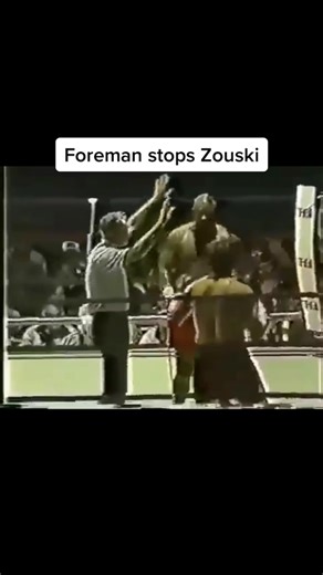39-Year-old former heavyweight champ George Foreman ended his 10-Year hiatus from boxing and stopped Steve Zouski (32) #OnThisDay in 1987. #boxing