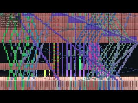 Eternal Short-Lived Reign | Touhou 14.3: Impossible Spell Card | Black MIDI (500,000 notes)