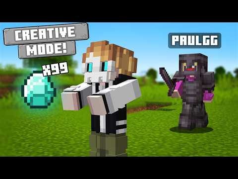 Minecraft Manhunt With RANDOM CREATIVE MODE!