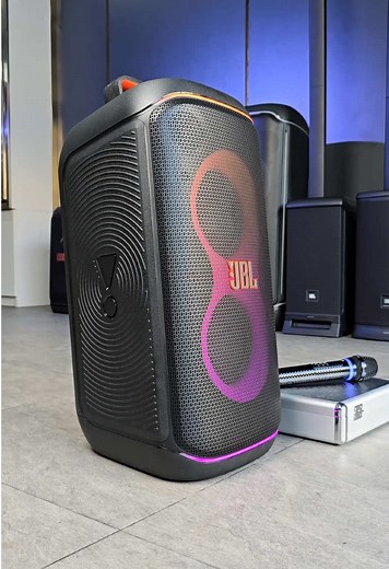 JBL PartyBox Club 120 Portable Bluetooth Speaker with Karaoke Microphone