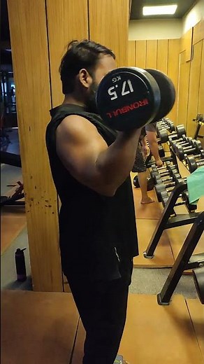 Standing Dumbbell curl ( Biceps Workout) #fitness #motivation #gym