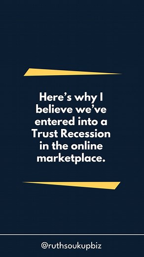 YOU NEED TO HEAR THIS 👇 I believe we’ve officially entered what I’m calling The Trust Recession—and it’s quietly reshaping the entire online business world. Here’s what I mean: For the past few years, the internet has been flooded with more content, more offers, and more “experts” than ever before. During the 2020–2021 boom, everyone was online, buying digital products, and looking for ways to build income or impact. It was a golden age for online business. But then something happened. People s