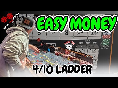 BEST Ladder Craps Strategy? The power of the 4/10!