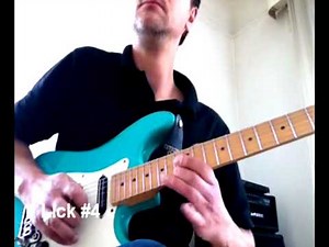 Full Blues Guitar Lesson+Tabs