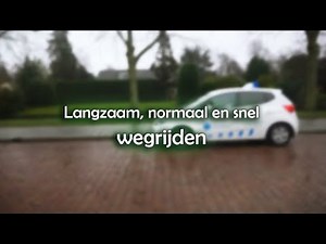 Wegrijden leren auto - Langzaam, normaal en snel wegrijden