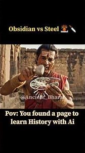 Sharper Than a Scalpel: Why Steel Fails Against This Ancient Volcanic Glass 🔪🌋 #obsidianblade